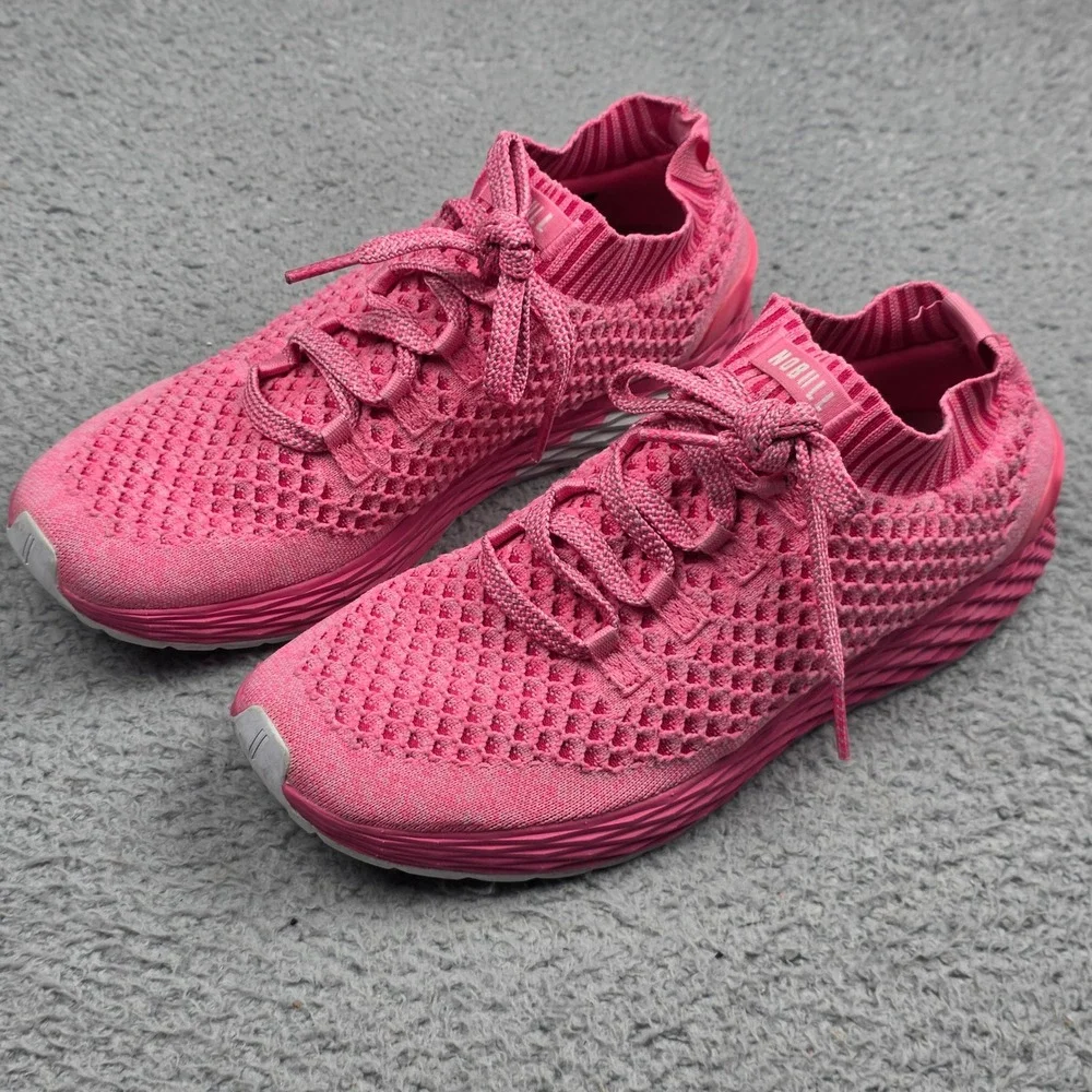 NOBULL Knit Runner Womens 13.5 Mens 12 Pink Training Running Shoes
